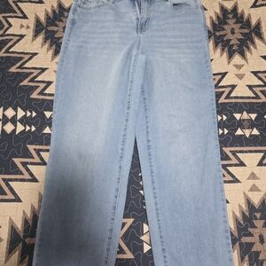 d. jeans Women's Sky Blue Straight Leg Denim